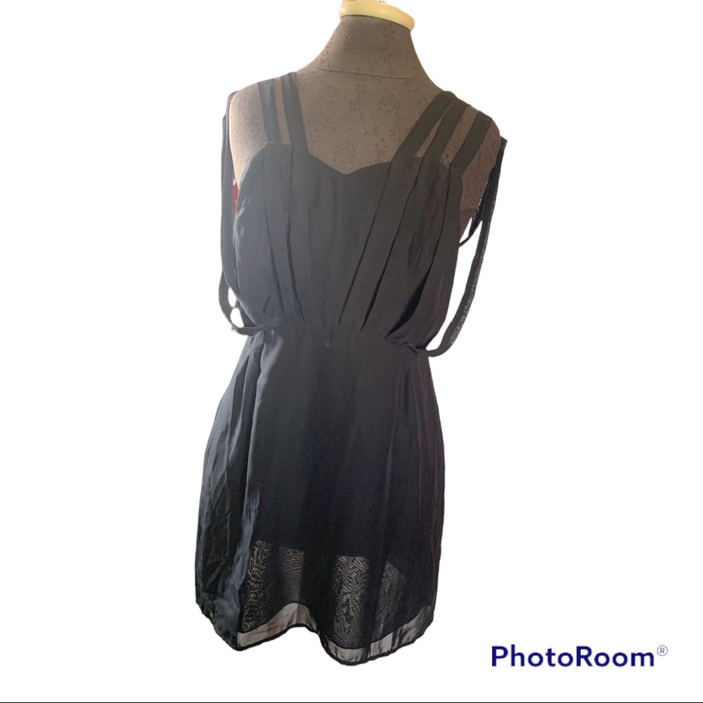 Strappy Black Dress by Double In Brass